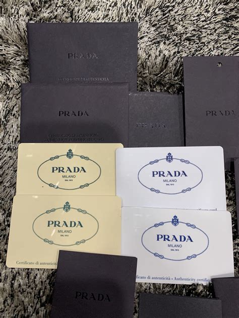 authentic prada card|Prada card authenticity check.